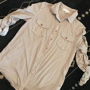 Small Striped Button up